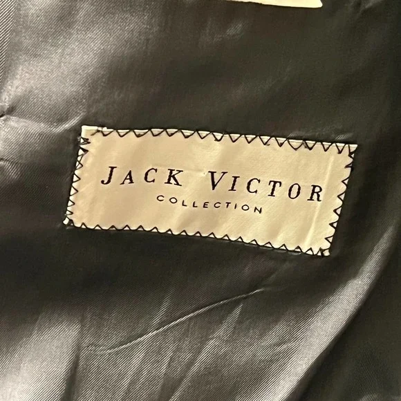 Lord & Taylor Jack Victor Collection Mens Gray Suit Jacket Size 46